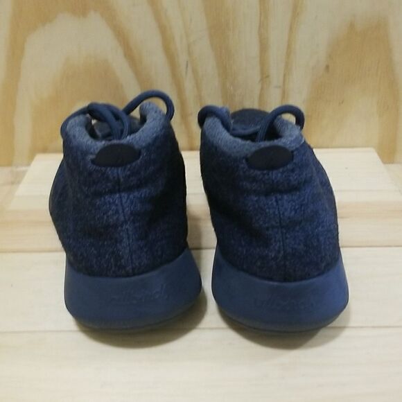Allbirds Wool Runner-up Mizzle Shoes Sneakers Navy Blue Size Womens 10 - Picture 3 of 8
